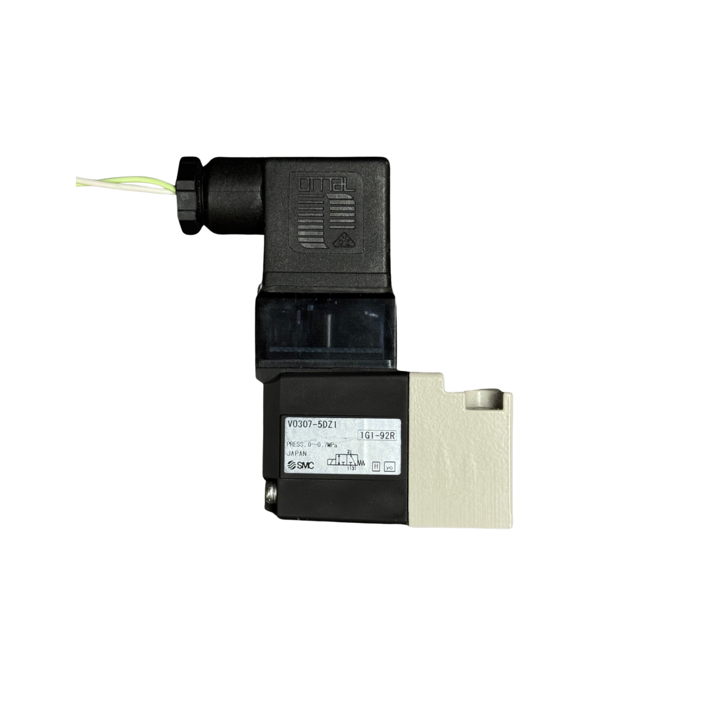 SMC 24V DC Solonoid for Vacuum Table Valve | Part #: HTXM-V0307-5DZ1