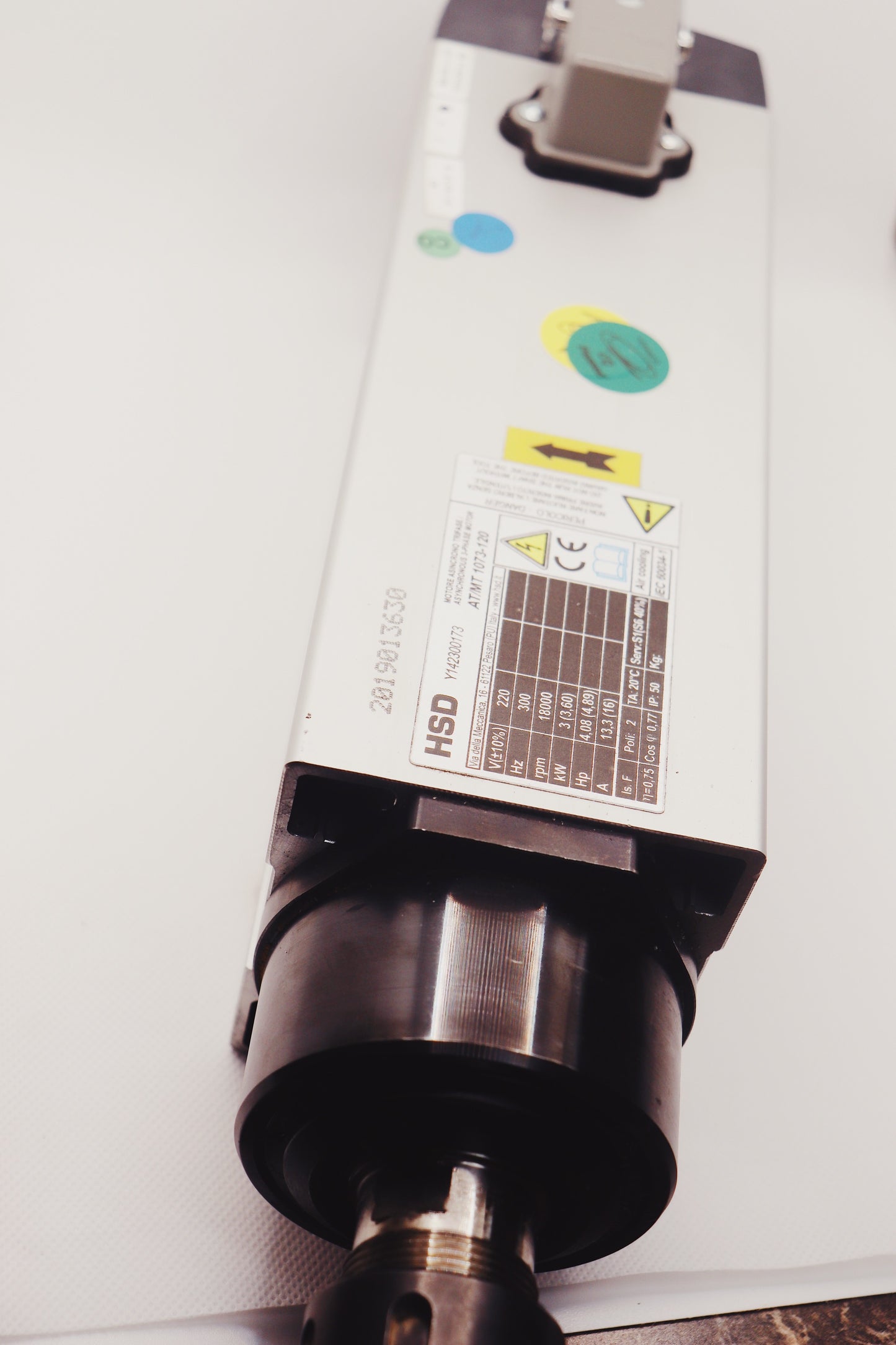 4HP HSD Collet spindle 12000 to 18000RPM, 220v