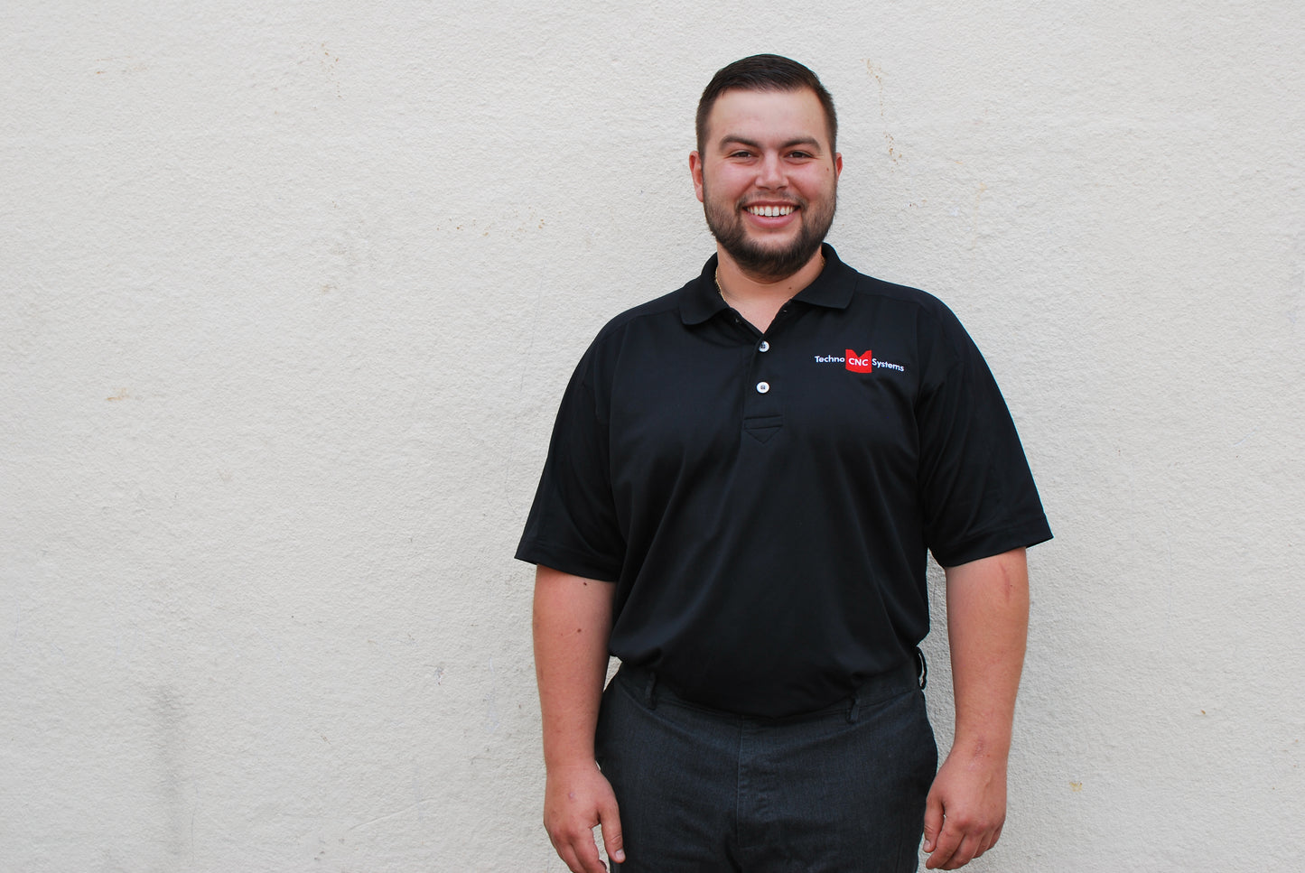 Techno Logo Performance Polo - Black