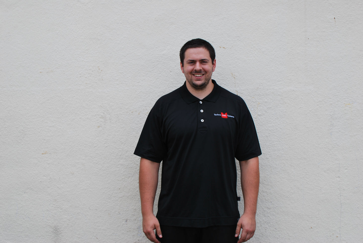 Techno Logo Performance Polo - Black