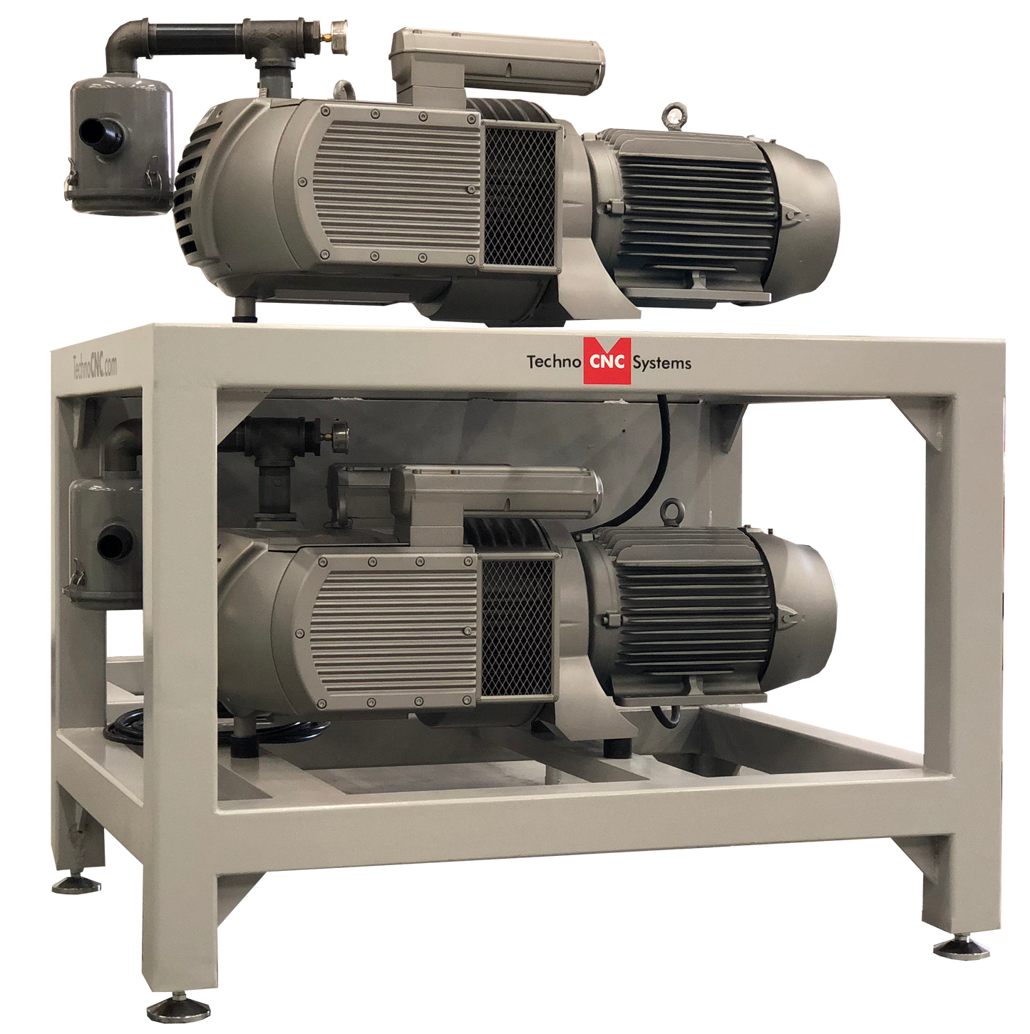 Twin Pack of Becker Vacuum Pumps with Stand
