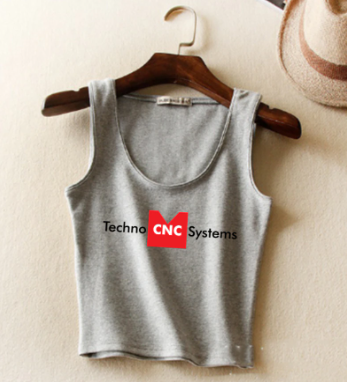 Women's Logo Tank Top (Semi-Cropped) - Grey
