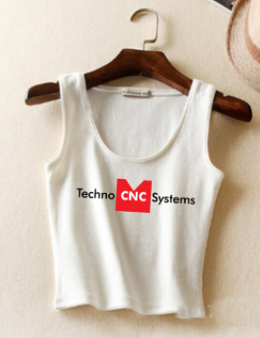 Women's Logo Tank Top (Semi-Cropped) - White