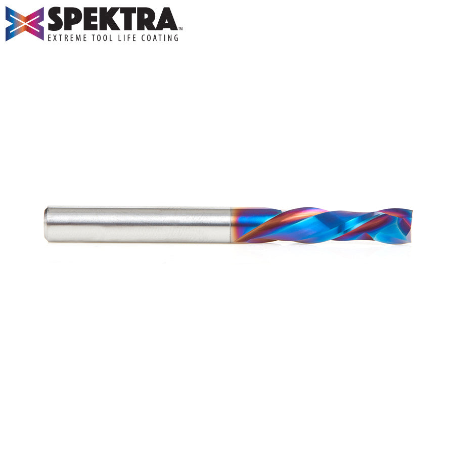 46170-K (Previous number 46169) CNC Solid Carbide Spektra™ Extreme Tool Life Coated Compression Spiral 1/4 Dia x 7/8 x 1/4 Inch Shank