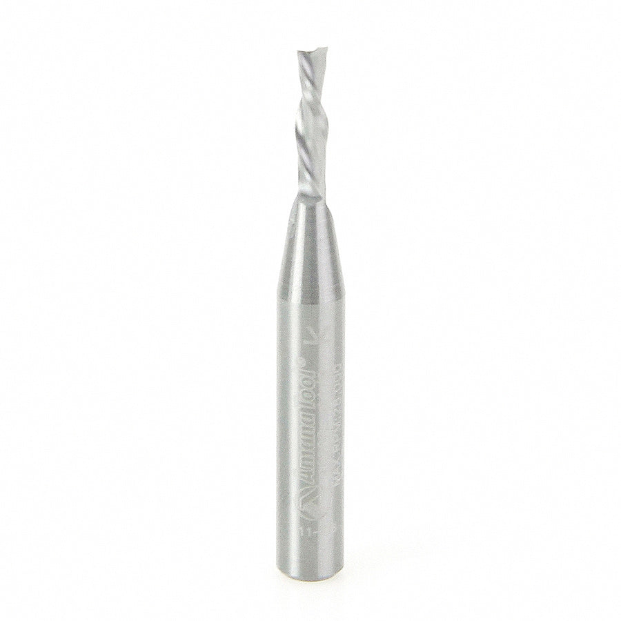 46200 Solid Carbide Spiral Plunge 1/8 Dia x 1/2 x 1/4 Inch Shank x 2 Inch Long Down-Cut