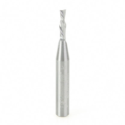 46200 Solid Carbide Spiral Plunge 1/8 Dia x 1/2 x 1/4 Inch Shank x 2 Inch Long Down-Cut