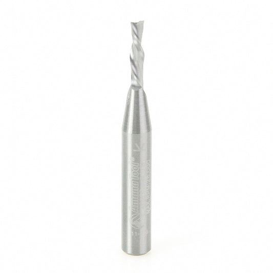 46200 Solid Carbide Spiral Plunge 1/8 Dia x 1/2 x 1/4 Inch Shank x 2 Inch Long Down-Cut