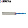46225-K Solid Carbide Spektra™ Extreme Tool Life Coated Spiral Plunge 1/8 Dia x 13/16 x 1/4 Inch Shank