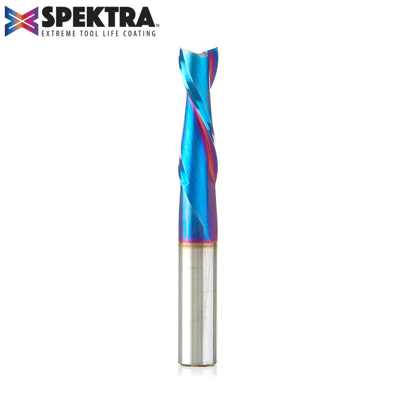 46420-K Solid Carbide Spektra™ Extreme Tool Life Coated Spiral Plunge 3/8 Dia x 1-1/4 x 3/8 Inch Shank
