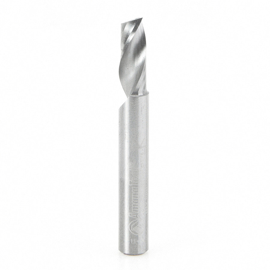 51402 Solid Carbide CNC Spiral 'O' Flute, Aluminum Cutting 1/4 Dia x 5/8 x 1/4 Inch Shank Up-Cut