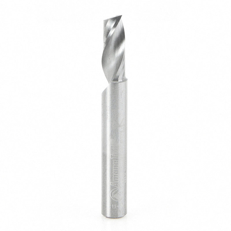 51402 Solid Carbide CNC Spiral 'O' Flute, Aluminum Cutting 1/4 Dia x 5/8 x 1/4 Inch Shank Up-Cut