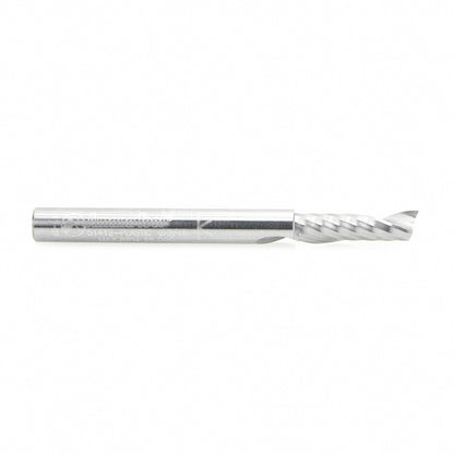 51412 Solid Carbide CNC Spiral 'O' Flute, Plastic Cutting 3/16 Dia x 5/8 x 3/16 Shank Up-Cut Router Bit