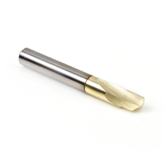 51450 Soft Aluminum Cutting 3/16 Dia x 1/4 x 1/4 Shank Single Flute Up-Cut (Up Shear) Solid Carbide ZrN Coated