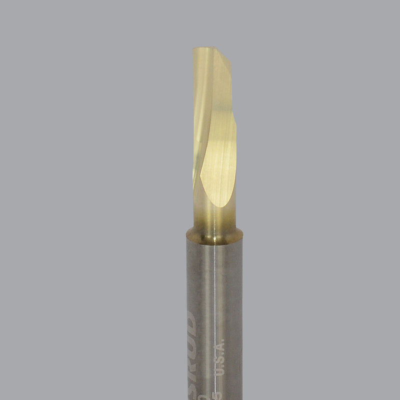 Onsrud 63-420 Solid Carbide router, 1 flute, upcut, ZRN coated