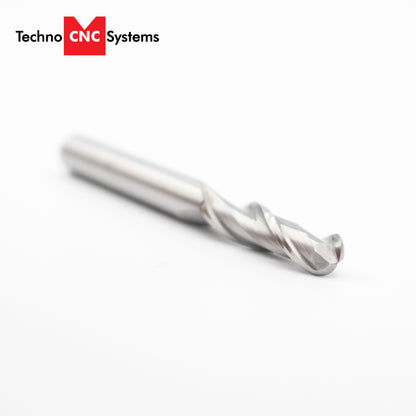 1/4" Aluminum Ball Endmill